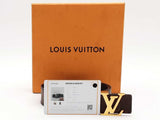 Louis Vuitton Small Initial Monogram Belt Brown Size 30 Aa0726orzsa