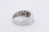 0.25cttw Diamond Ring In 14k White Gold 5.9 Grams Size 9.25 Eb0926cxzsa