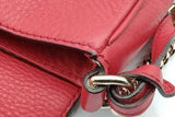 Gucci Red Leather Soho Chain Crossbody Bag Eb0926wxzsa