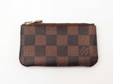 Louis Vuitton Pochette Clés Key Pouch In Damier Ebene Coated Canvas Fw0726lxzdu
