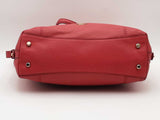 Coach Lenox Satchel Pebble Leather Red Aa0726pzsa