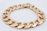 9k Yellow Gold Cuban Link Bracelet 102.8 Grams 9 Inch Eb0526pixzsa