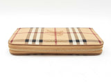 Burberry Ziggy Zip-around Wallet In Haymarket Check Coated Canvas Fw00725crdu
