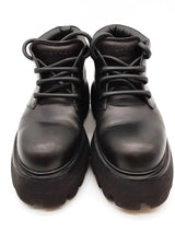 Alexander Mcqueen Black Leather Boots Size 41 Eb0426oxzde