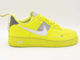 Nike Air Force 1 '07 Lv8 Utility Volt Sneakers Yellow Size 9 Aa0926izsa