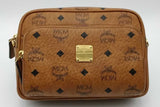 Mcm Aren Crossbody In Visetos Cognac Eb1026lrxsa