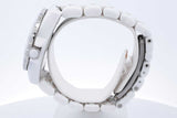 Chanel J12 Quartz 34mm White Ceramic Stainless Steel Watch Eb0326wxxzde