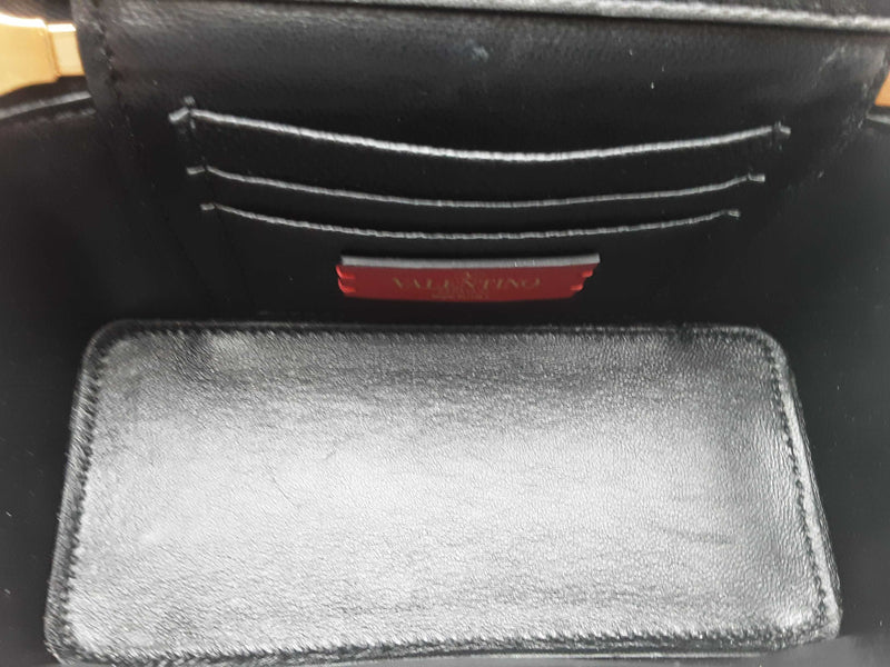 Valentino V Logo Vanity Case Black Aa0725orzsa
