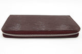 Louis Vuitton Deep Burgundy Epi Electric Leather Zippy Wallet Eb0526ooxsa