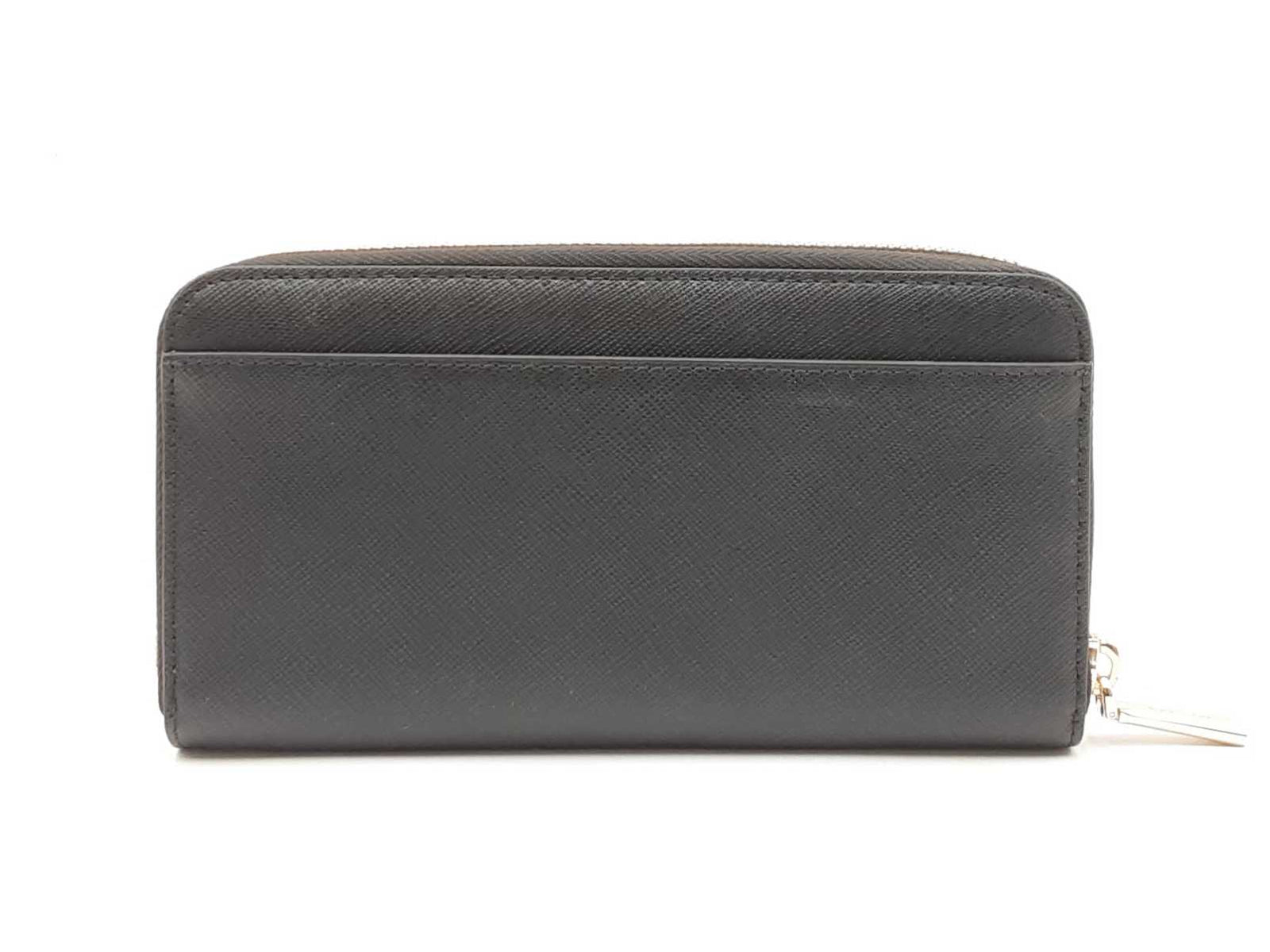Kate Spade New York Staci Black Saffiano Leather Zip-around Wallet