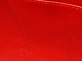 Hermes Kelly 40 Vermillion Red Clemence Palladium Shoulder Bag Do0523erxzde