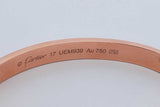 Cartier 18k Rose Gold Love Bracelet 31.9 Grams Size 17 Eb0326wxxzdu