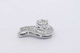 0.79cttw Diamond Pendant In 14k White Gold 4.2 Grams Eb0826wexsa