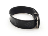 Louis Vuitton Lv Slim Black Eclipse Monogram Bracelet Size 21 Do0926lrxde