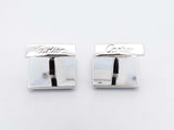 Cartier Sterling Silver & Mother Of Pearl Cufflinks 17 Grams Fw0225wrzdu
