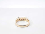 0.60 Cttw Diamond & 14k Yellow Gold Four Stone Ring 5 Grams Size 6.25 Fw0926rxzdu