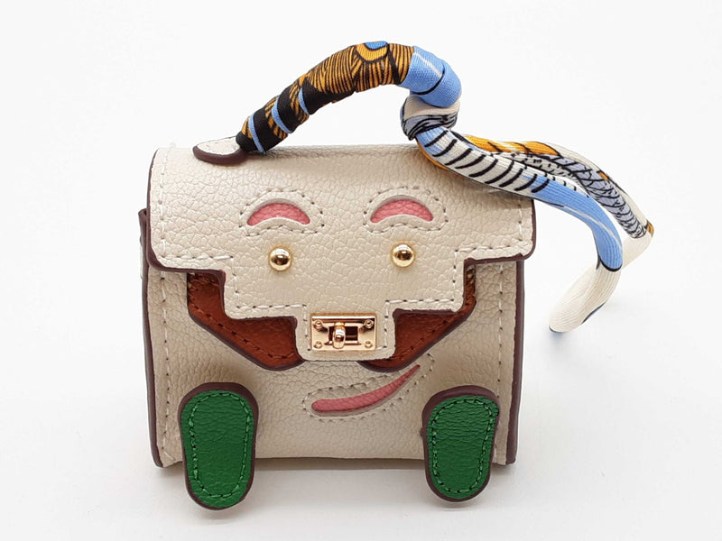 White Doll Mini Bag Charm Do0725cde