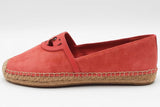 Tory Burch Sydney Red Canyon Suede Espadrilles Size 8 Eb0925rxdu