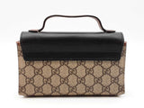Gucci Padlock Bag In Gg Supreme Coated Canvas & Black Leather Fw0626orzdu