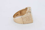 10k Yellow Gold Trap House Ring 9.2 Grams Size 9.5 Eb0926rxzsa