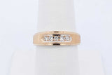 0.1cttw Diamond Ring In 14k Yellow Gold 4 Grams Size 7.5 Eb0926oirde