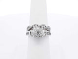 1.07 Cttw Diamond & 10k White Gold Bridal Set 8.2 Grams Size 6.5 Fw0625wrxdu