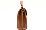 Yves Saint Laurent Brown Leather Cassandra Top Handle Bag Eb0426cxzde
