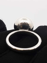 Tiffany & Co. Hardwear Ball Ring In Sterling Silver 4.8 Gram Size 4.5 Fw1026crdu