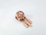 Pandora Spiritual Dreamcatcher Charm In 14k Rose Gold-plating 3.7 Gram Fw0926rdu
