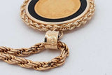 1992 Elizabeth 2 Gold Coin Pendant Set In 14k & 14k Gold Chain 21in Eb0126loxzsa