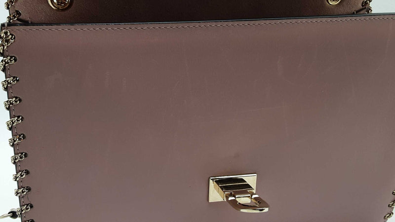 Valentino Garavani Pink Demilune Perforated Crossbody Bag Lhrxzde 144020010638