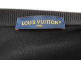 Louis Vuitton Black Blue Monogram Wool Cashmere Mix Sweater Size 4l Do0126wxzde