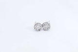 Approx. 0.32ctw Lab Grown Diamond Stud Earrings Sterling Silver 1.6g Eb1124ridu