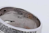 1.92ctw Diamond Ring In 18k White Gold 12.1 Grams Size 6 Eb1225ixzdu