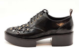 Louis Vuitton Black Patent Leather Blooms Platform Derby Shoes Sz 40 Eb0126rxzde