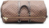 Louis Vuitton Bandoulière 55 Damier Ebene Duffle Bag Aa0525wordu