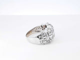 3.92 Cttw Diamond & 14k Gold Art Deco Statement Ring 8.8g Size 7.75 Fw0326lrzxdu