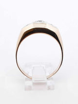 1.0 Cttw Diamond & 14k Yellow Gold Ring 9.3 Grams Size 12.5 Fw0325loxzsa