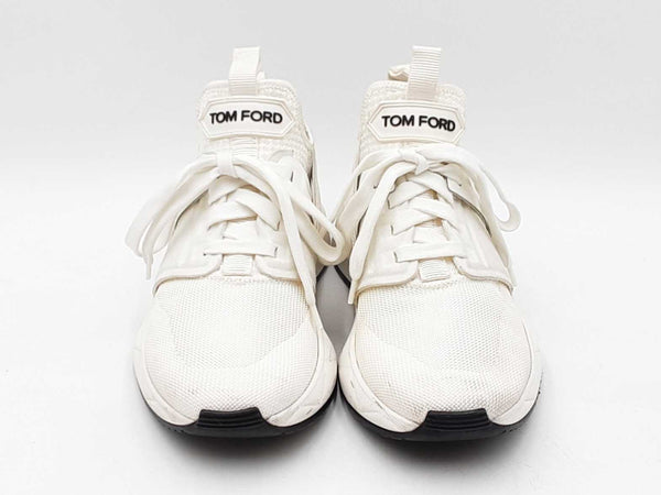 Tom Ford Jago Sneakers In White Size Eu 37.5 Us 7 Fw0725lzdu