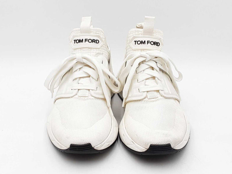 Tom Ford Jago Sneakers In White Size Eu 37.5 Us 7 Fw0725lzdu