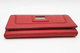 Michael Kors Brookville Red Leather Wallet Eb0326lxsa