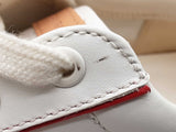 Tory Burch 75877 White Red Leather Gum Sole Court Shoes Size Us 7 Do0126pxde