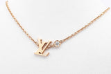 Louis Vuitton 18k Yellow Gold Idylle Blossom Lv Pendant Necklace 4g Eb1225lorxsa