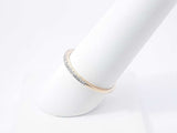 Diamond & 14k Yellow Gold Stacking Ring 1.2 Grams Size 8 Fw0926crdu