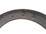 Gucci Silver-tone G Buckle With Black Leather Belt Size 95|38 Fw0325ozxdu