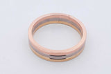 Cartier Vendome Louis Cartier 18k Tricolor Gold Wedding Ring 7.5 Grams Size 61 Eb0425exzsa