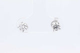 0.75ctw Lab Grown Diamond Stud Earrings In 14k White Gold 0.7 Grams Eb0325lcxdu