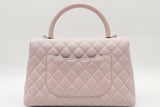 Chanel Light Pink Quilted Cavier Coco Top Handle Bag Eb1025wrxzde
