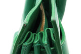 Yves Saint Laurent Green Leather Sac De Jour Tote Bag Eb0626rxzsa