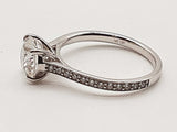 1.85 Cttw Lab Grown Diamonds 14k White Gold 2.5g Ring Size 6.25 Do0326ccrde